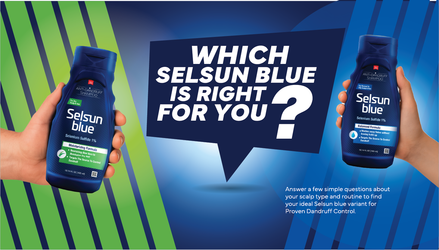 Selsun Blue Quiz Banner