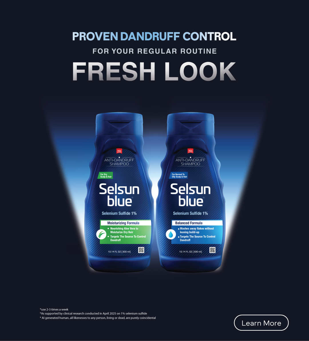 Selsun Blue Quiz Banner